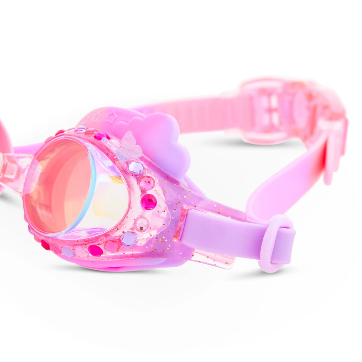 Bling2O Floating Fuchsia Rainbow Swim Goggles