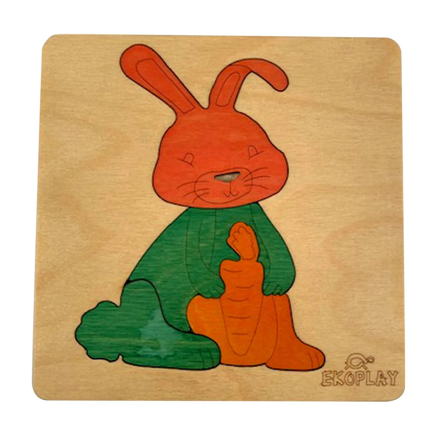EKOPLAY Puzzle Happy Rabbit
