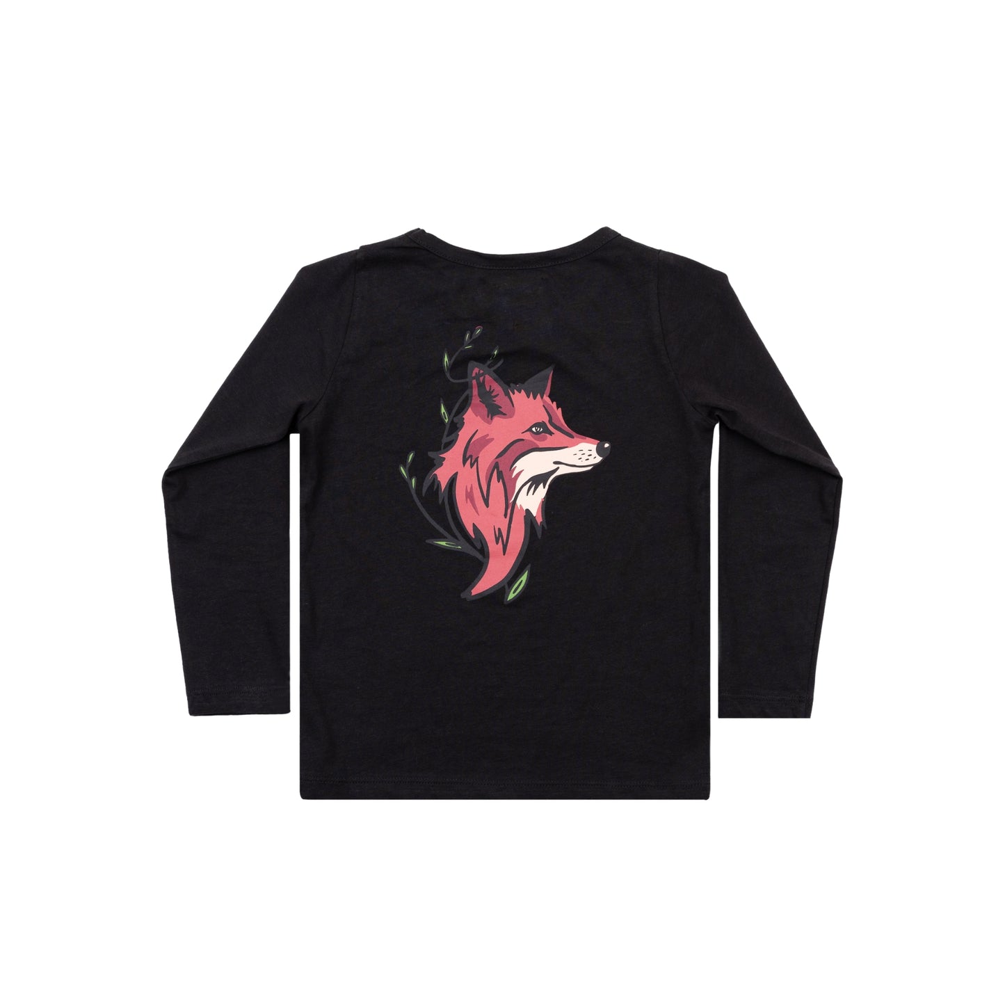 The Girl Club Charcoal Fox Long Sleeve Tee