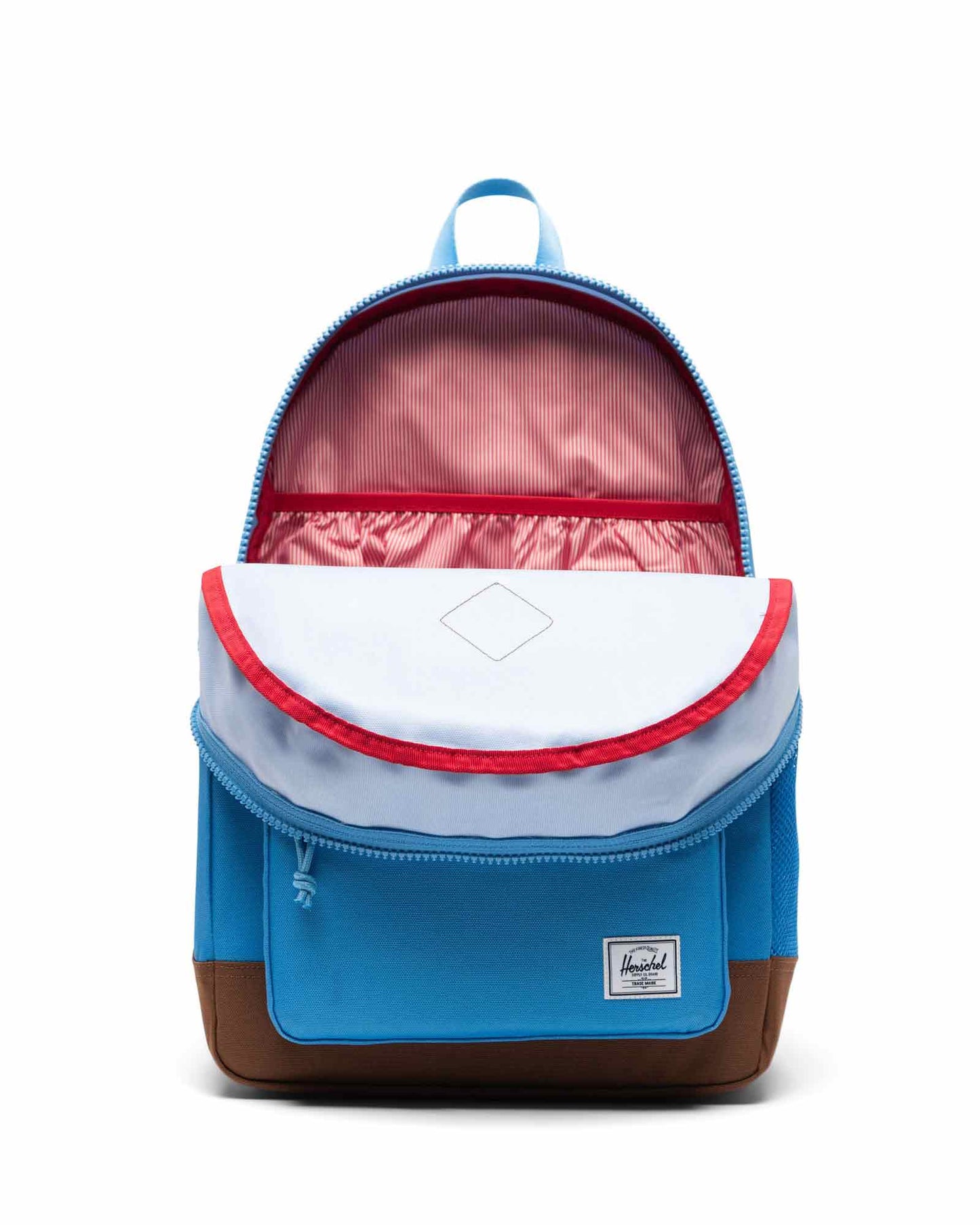 Herschel Heritage Youth Backpack | Azure Blue/Saddle Brown