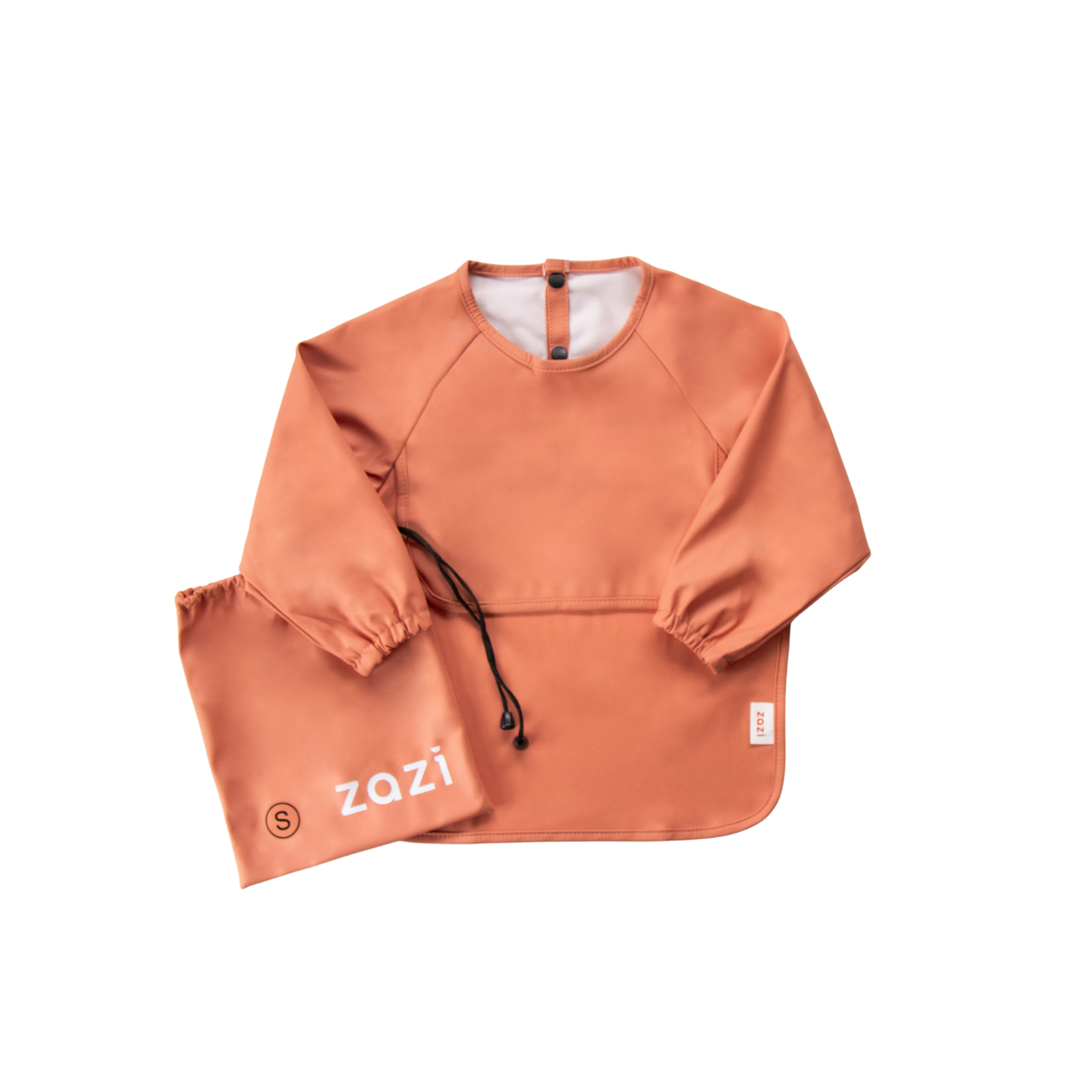 Zazi Small Sleeved Bib Blush