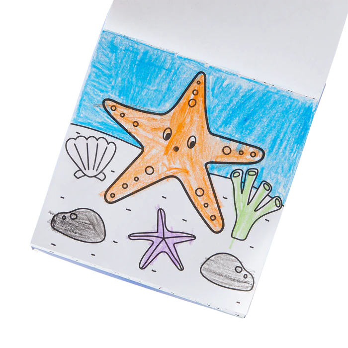 Carry Along Colouring Book & Crayon Set | Sea Life