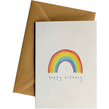 Happy Birthday Rainbow Card