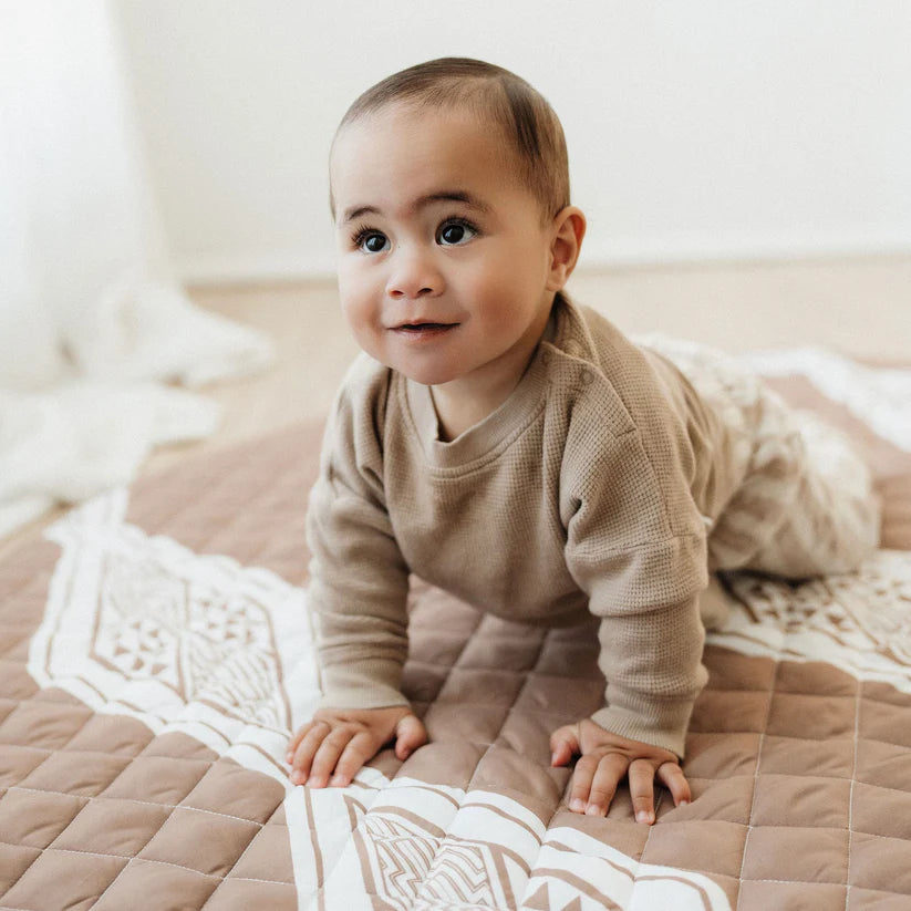 Bo & Ko Māori Playmat Ō Whakatō Cocoa