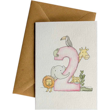 2nd Birthday Card