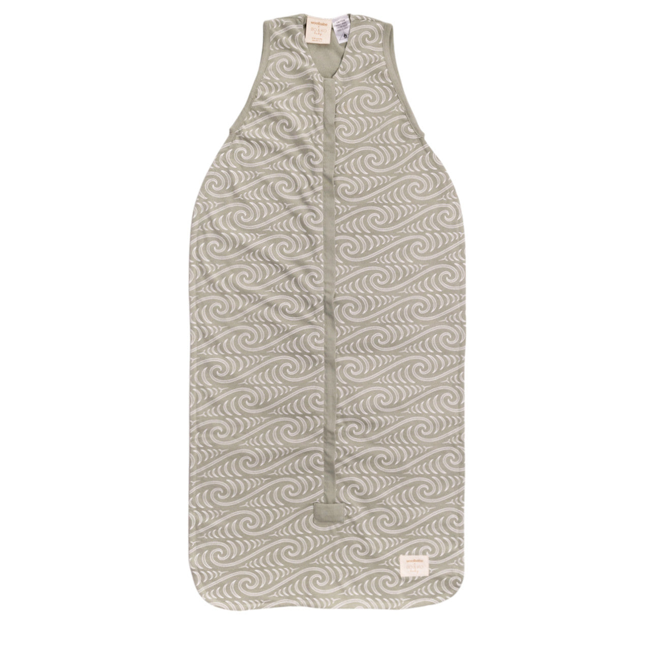Woolbabe BO & KO Collab | 3-Seasons Front Zip Sleeping Bag - Flax Ngaru