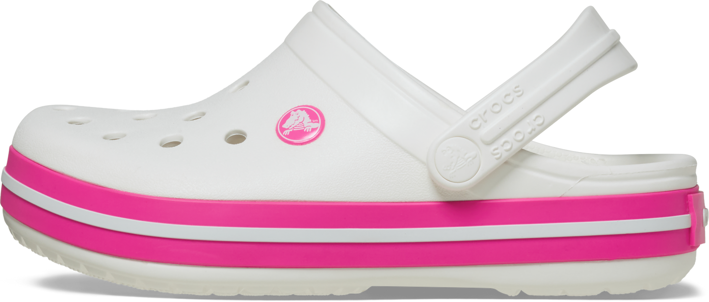 Crocs Crocband Clog Toddler White | Pink Crush