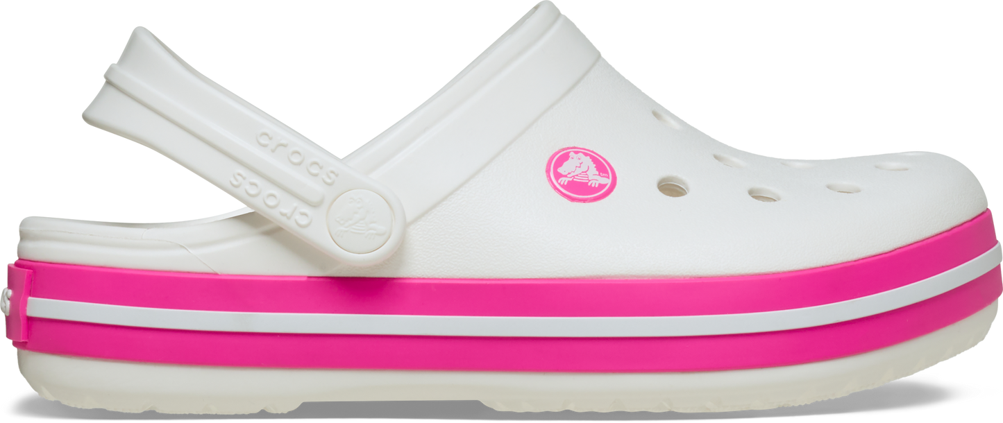 Crocs Crocband Clog Toddler White | Pink Crush
