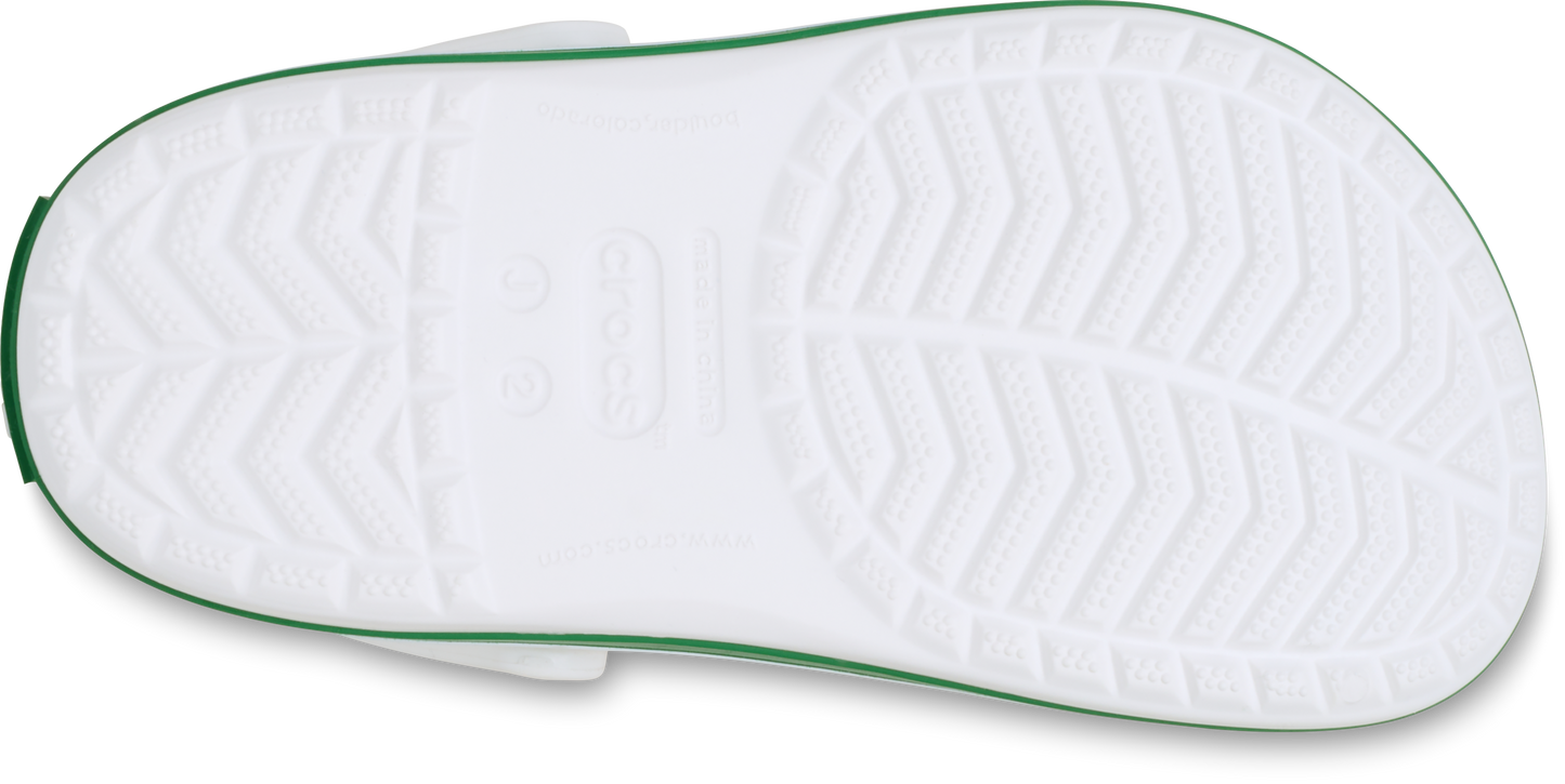 Crocs Crocband Clog Kids/Youth White | Green Ivy