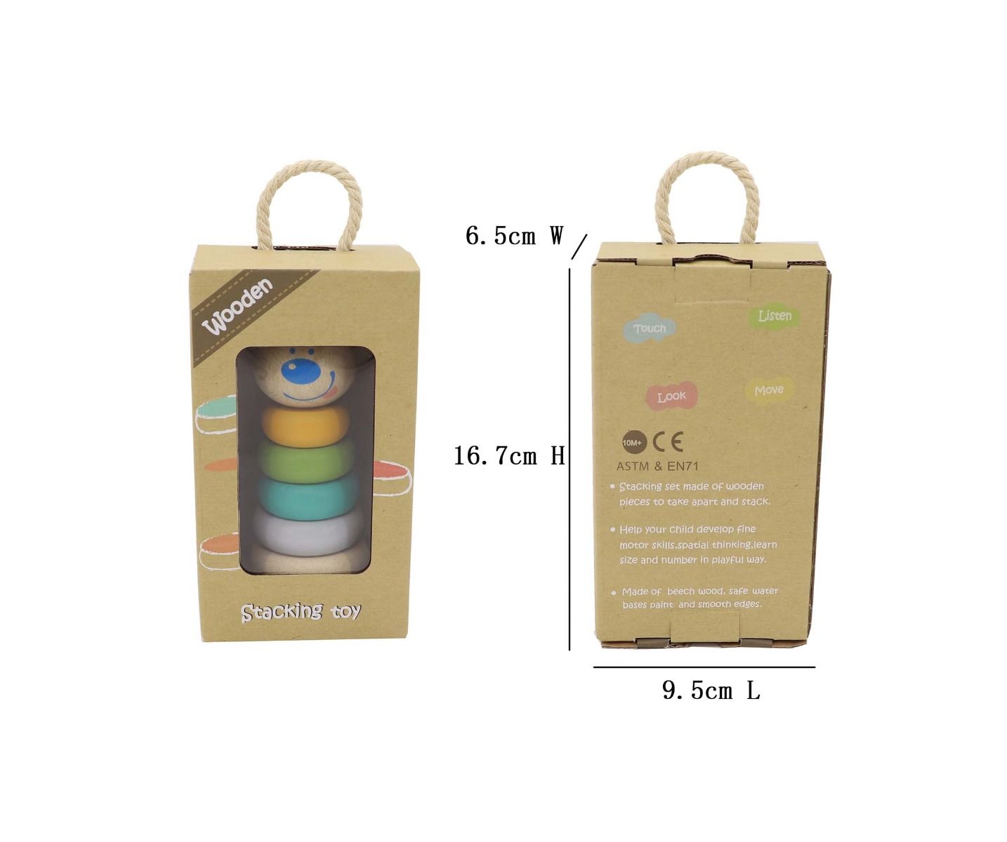 Animal Wooden Stacking Toy