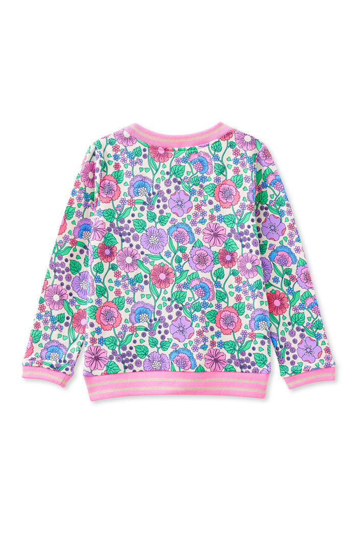 Milky Confetti Garden Long Sleeve Top Off White *Pre-Order*