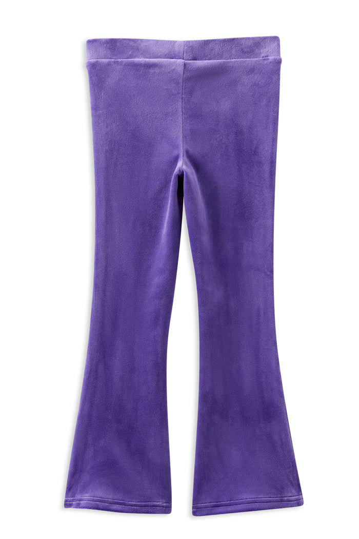 Milky Violet Velour Flares