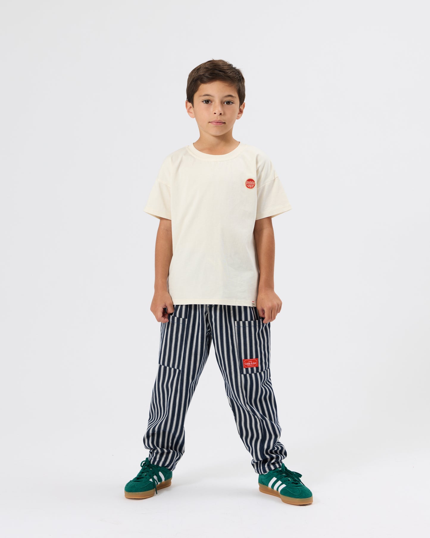 Goldie + Ace Railroad Stripe Kit Pocket Pant