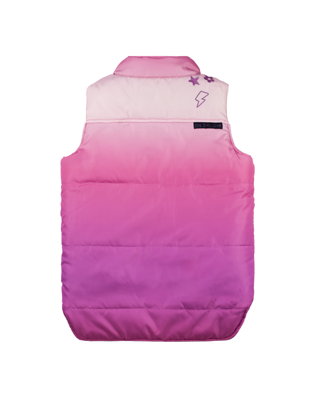 The Girl Club Ombre Reversible Puffer Vest