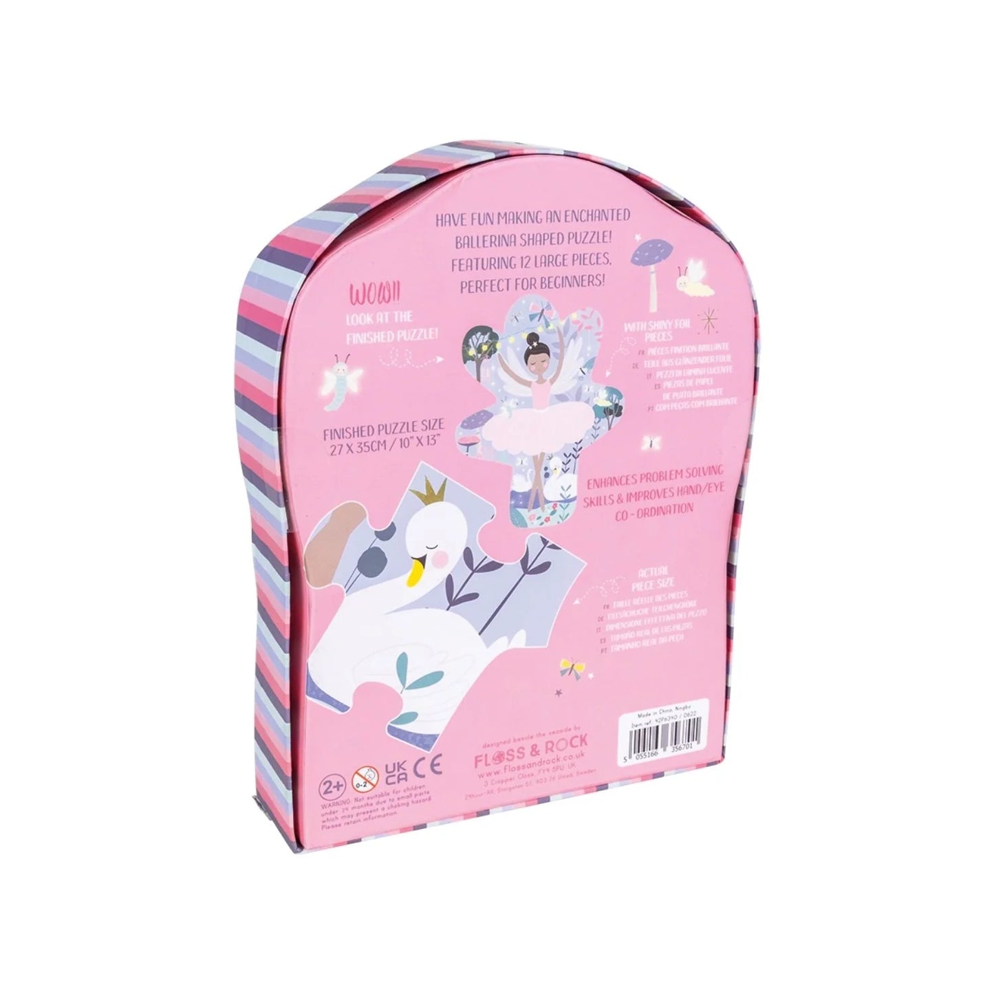Floss & Rock Shaped Puzzle 12pc | Enchanted