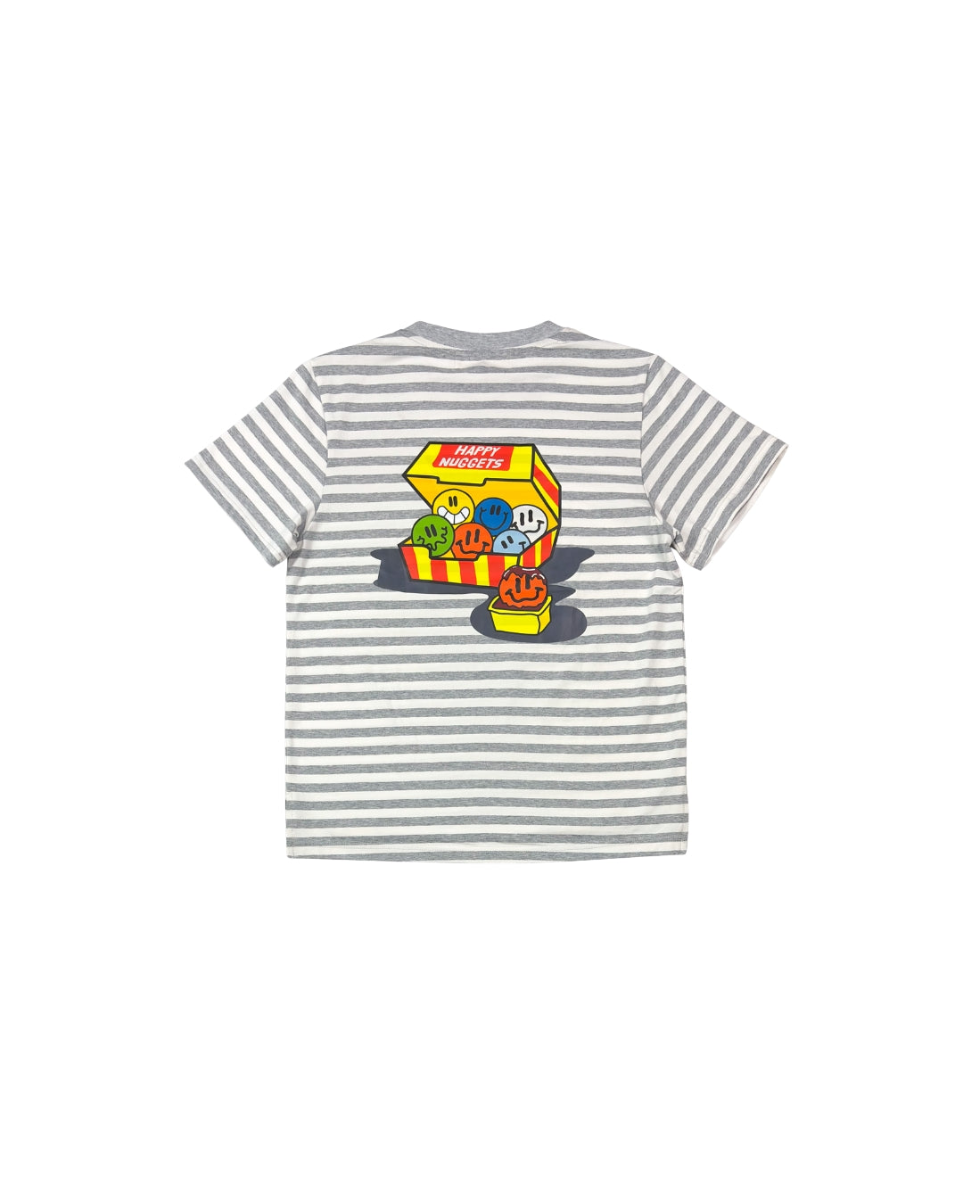 Band of Boys Grey Stripe Smile Nuggets Tee