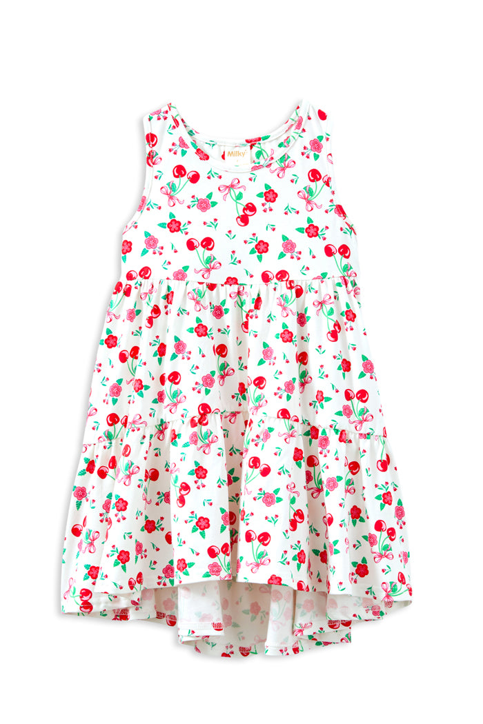 Milky Sweet Cherry Dress