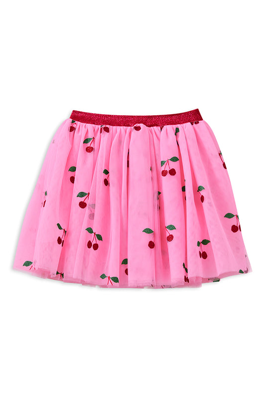 Milky Cherry Tutu Skirt