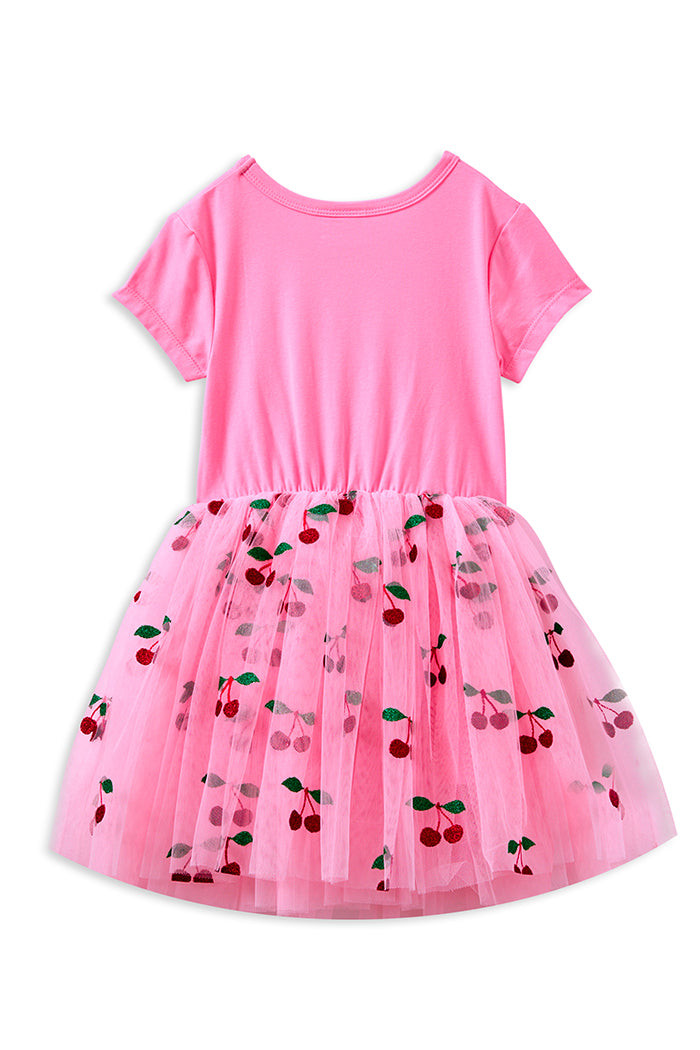 Milky Cherry Tutu Dress
