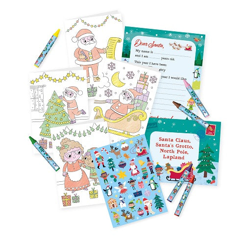 Colour Your Own Christmas Cards & Santa Letters