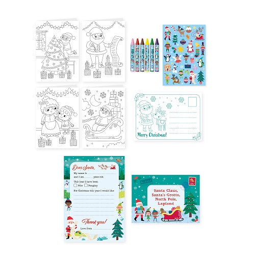 Colour Your Own Christmas Cards & Santa Letters