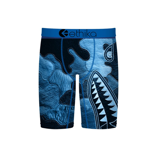 Ethika Boys Bomber Denim Blues Staple