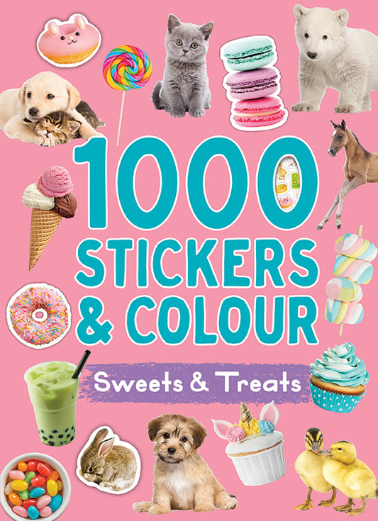 Sweets and Treats 1000 Stickers And Colour