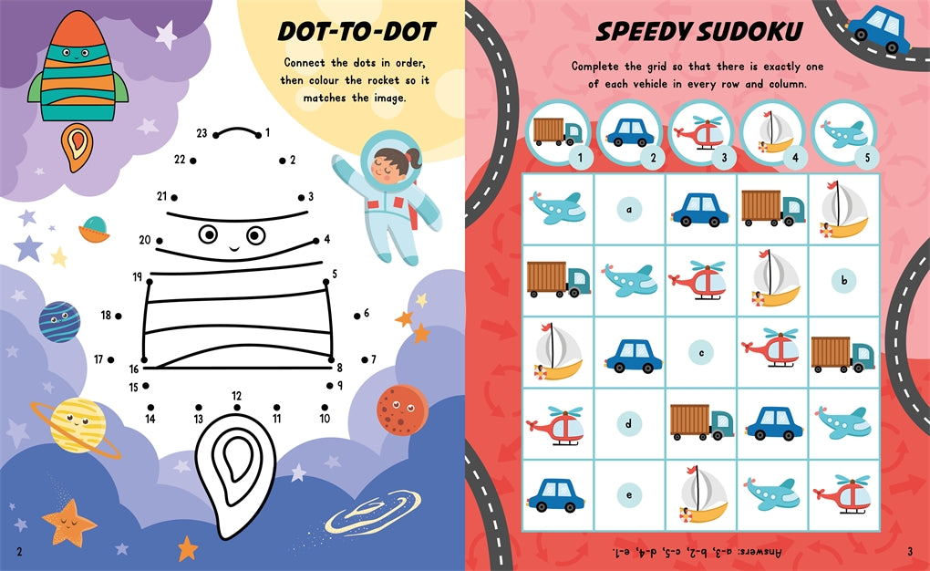 Things That Go Amazing Sticker Activity