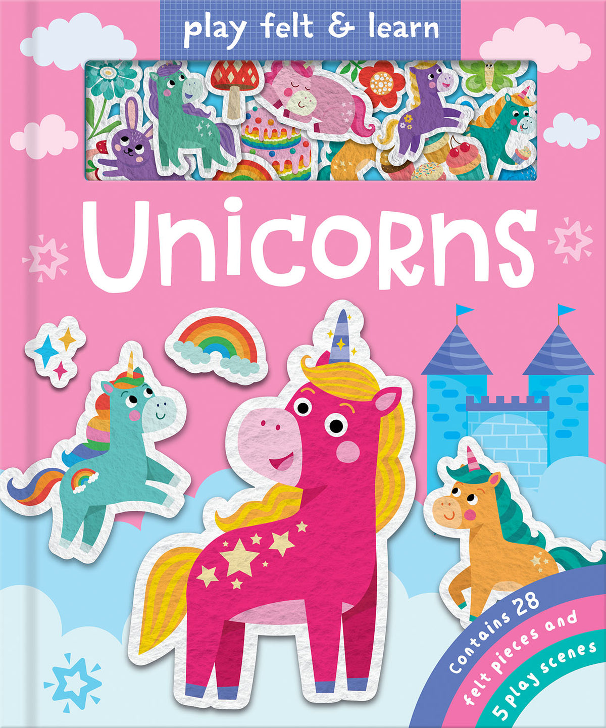 Play Felt And Learn Unicorns Activity Board Book