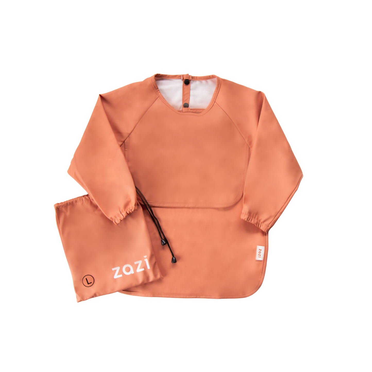 Zazi Large Sleeved Bib Blush