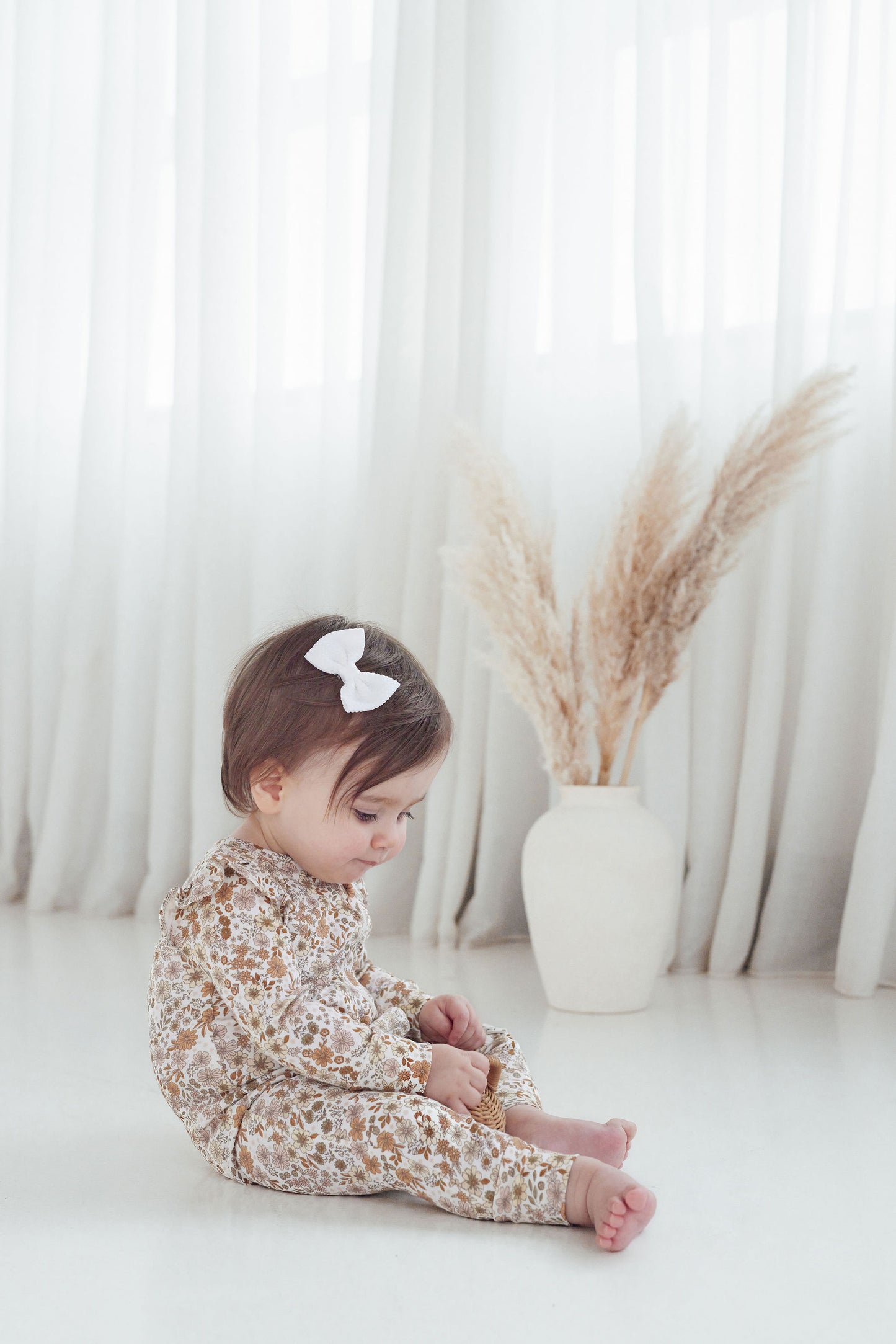 Aster & Oak Bailey Floral Zip Romper