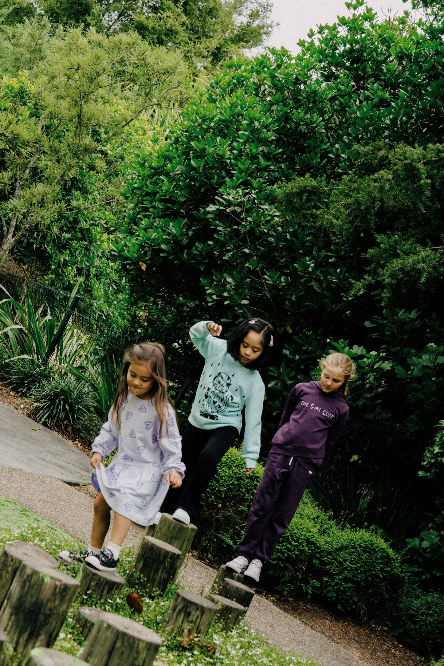 The Girl Club Aubergine Track Pants