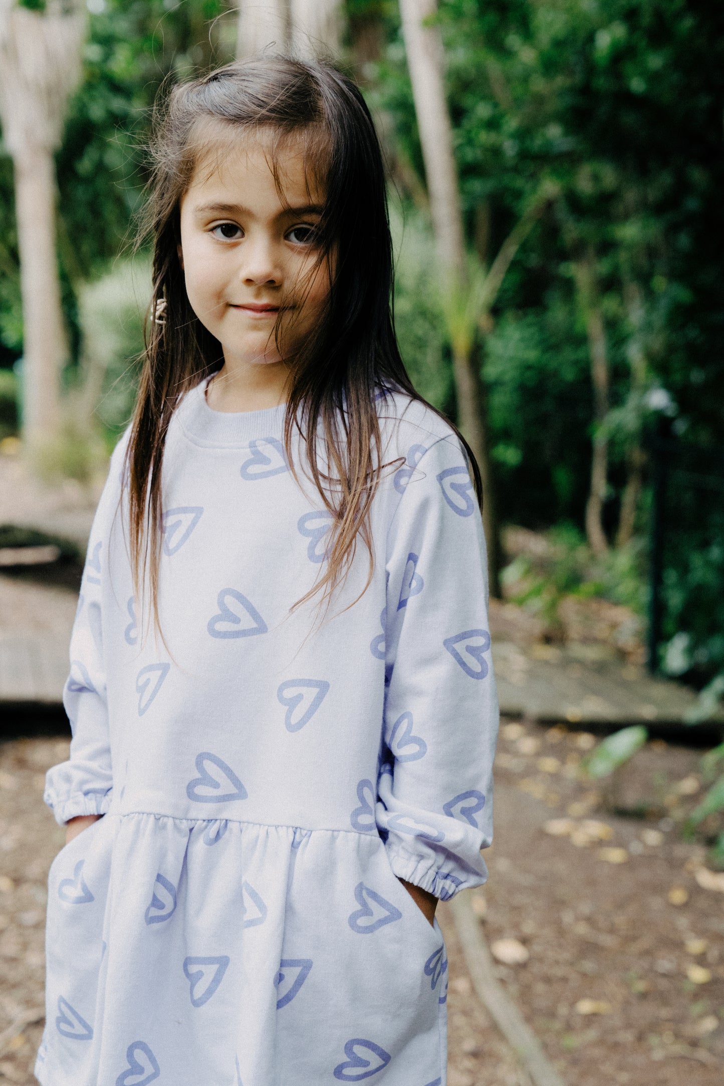 The Girl Club Orchid Heart Dress