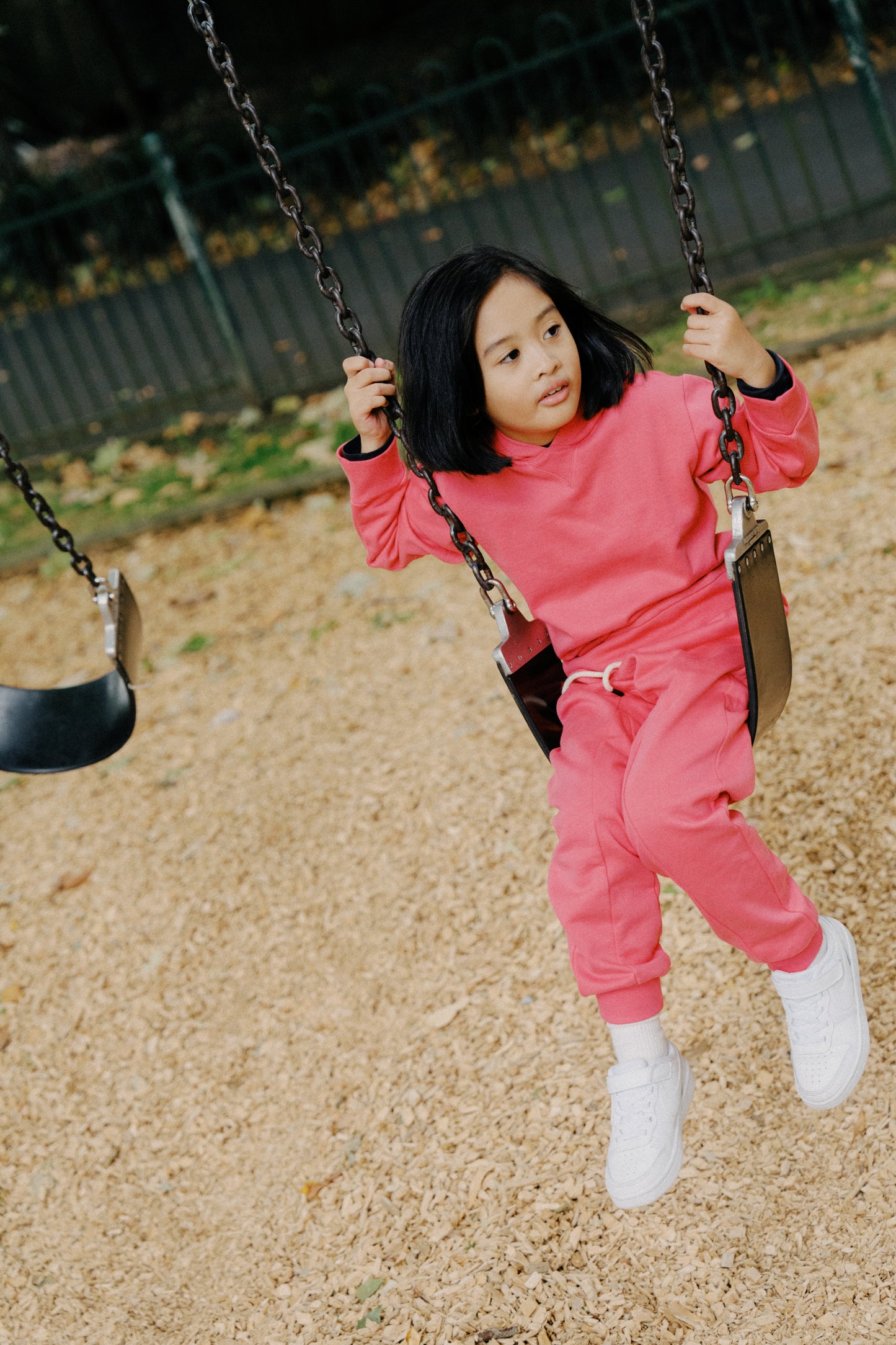 The Girl Club Raspberry Track Pants