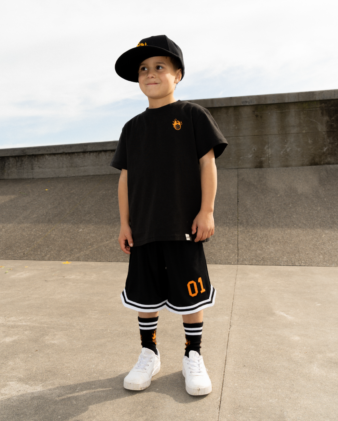 Band of Boys Black Flamin Socks