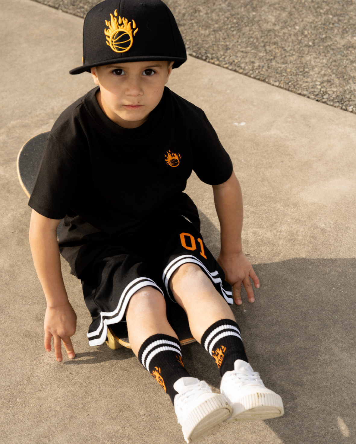 Band of Boys Black Flamin Socks