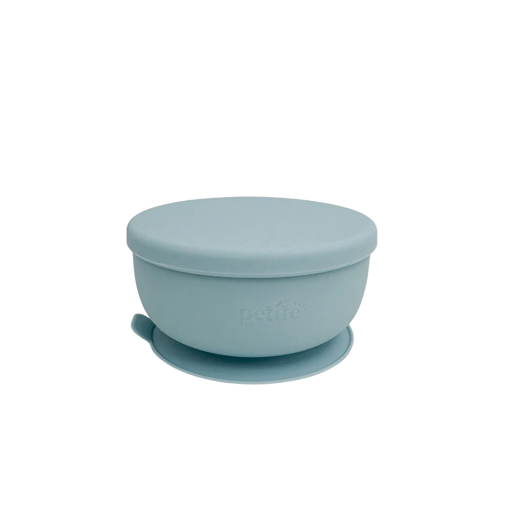 Petite Eats Stainless Steel Bowl with Lid Breeze