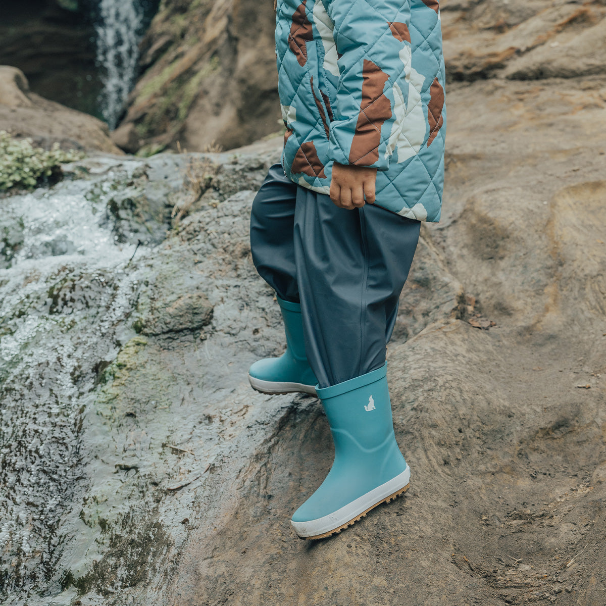 Crywolf Rain Boots Stone Blue
