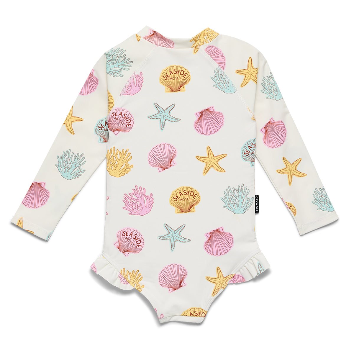 Crywolf Long Sleeve Swimsuit Shell