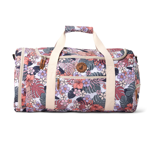 Crywolf Packable Duffel Bag Tropical Floral