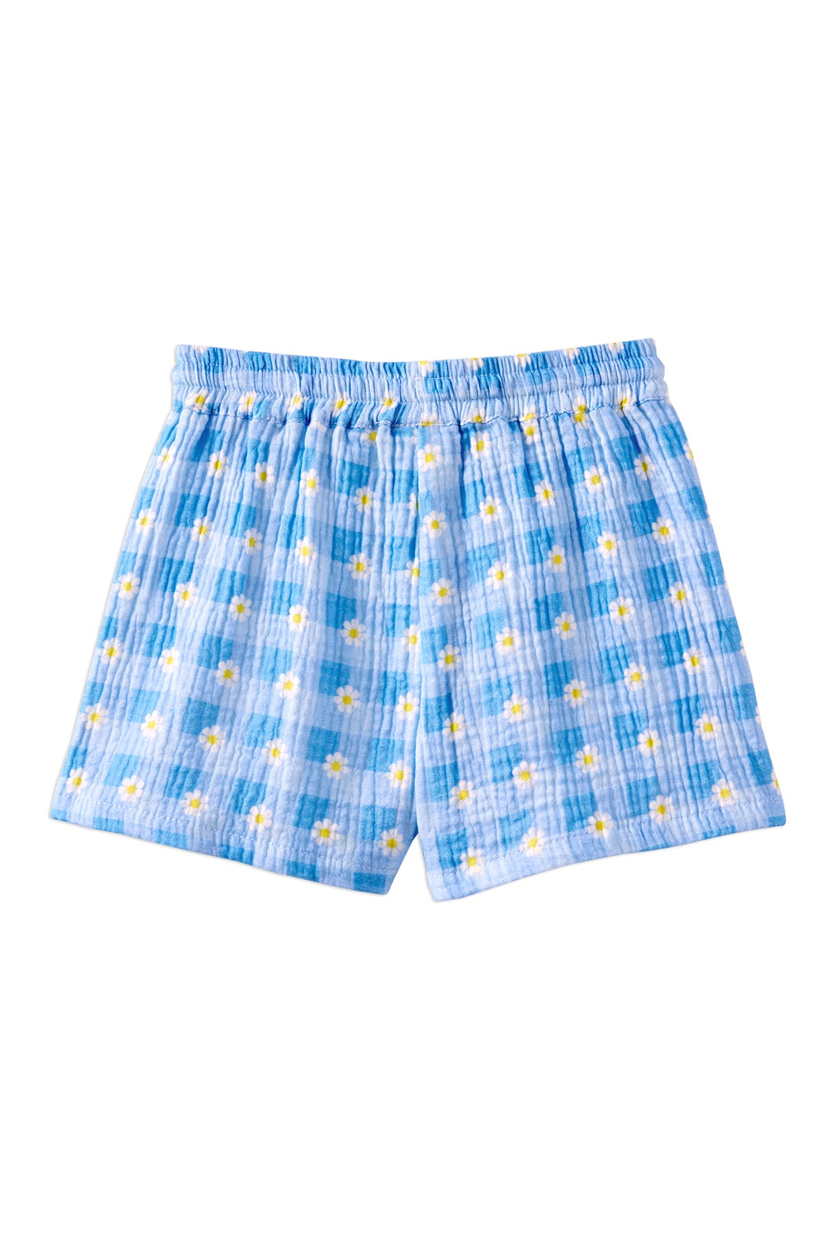 Milky Daisy Check Short