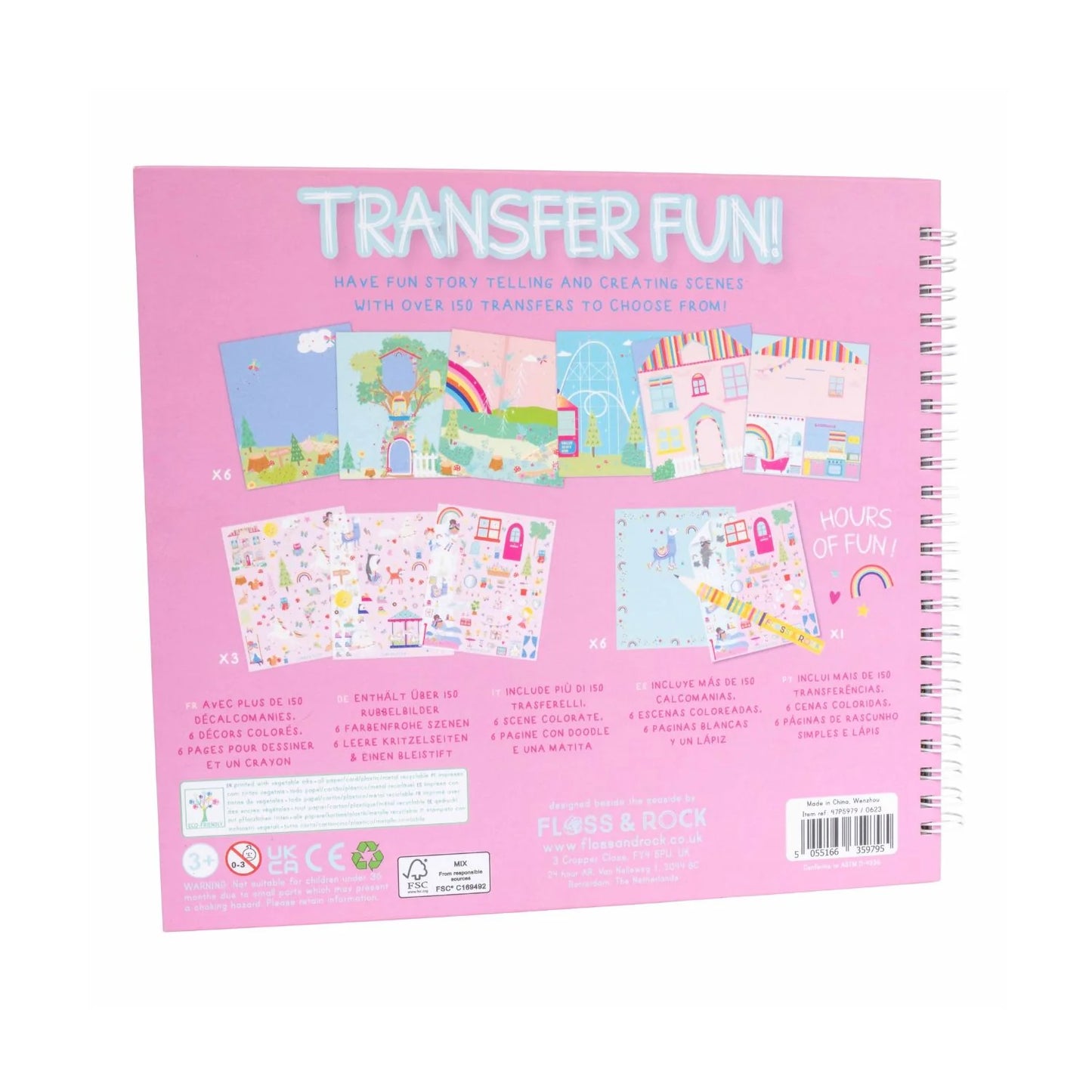 Floss & Rock Transfer Fun | Rainbow Fairy