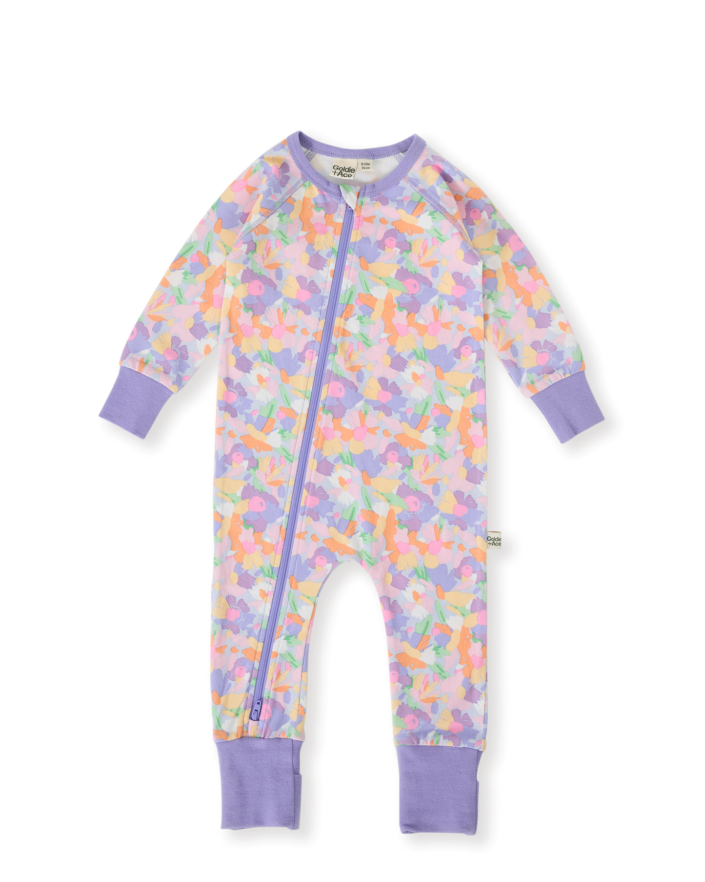 Goldie + Ace Pastel Bouquet Zipsuit