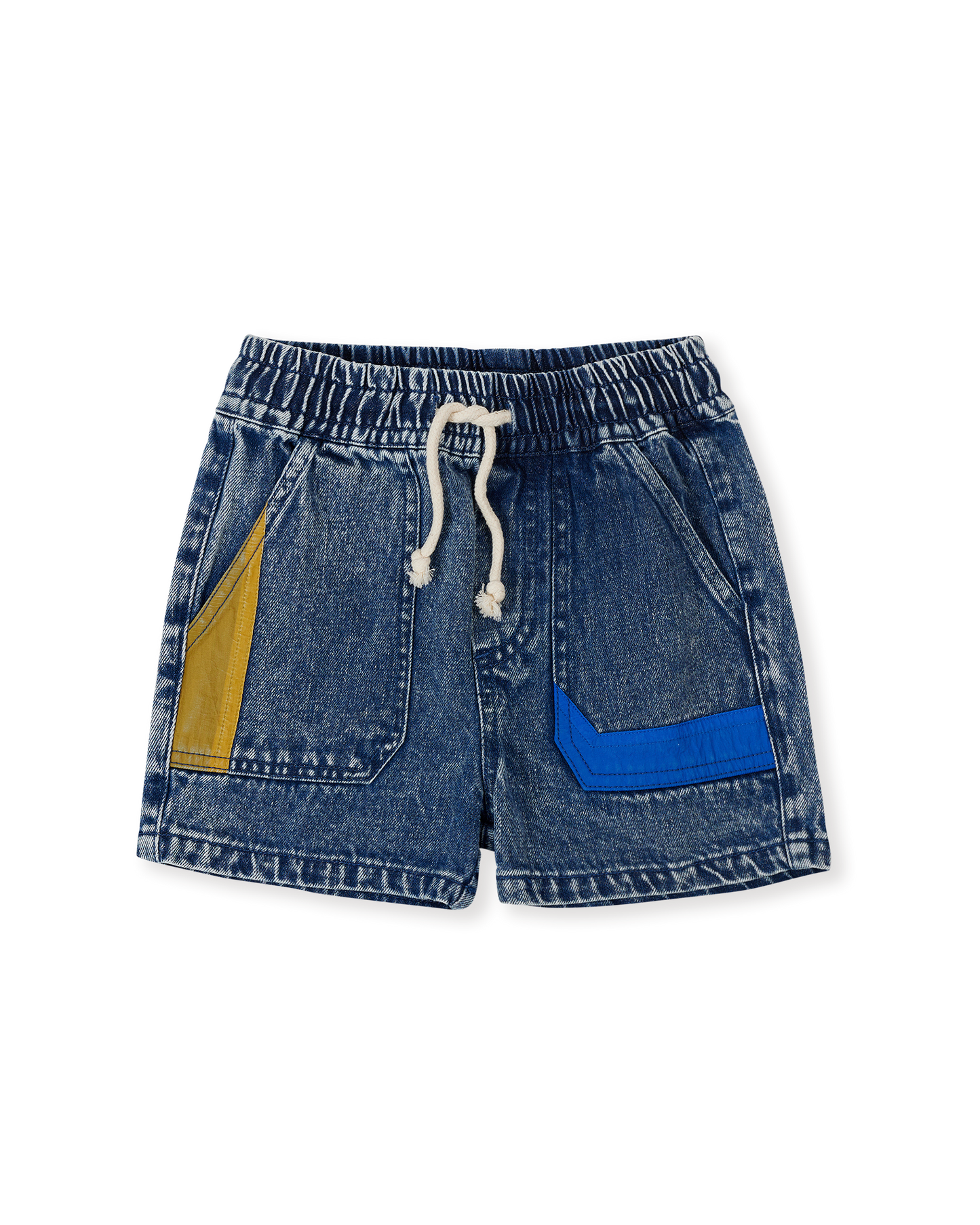 Goldie + Ace Primary Pop Noah Denim Shorts