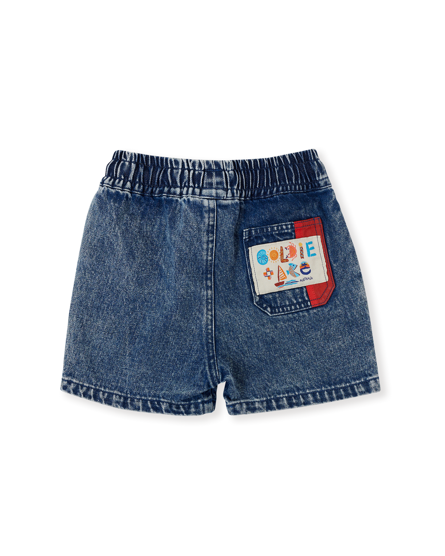 Goldie + Ace Primary Pop Noah Denim Shorts