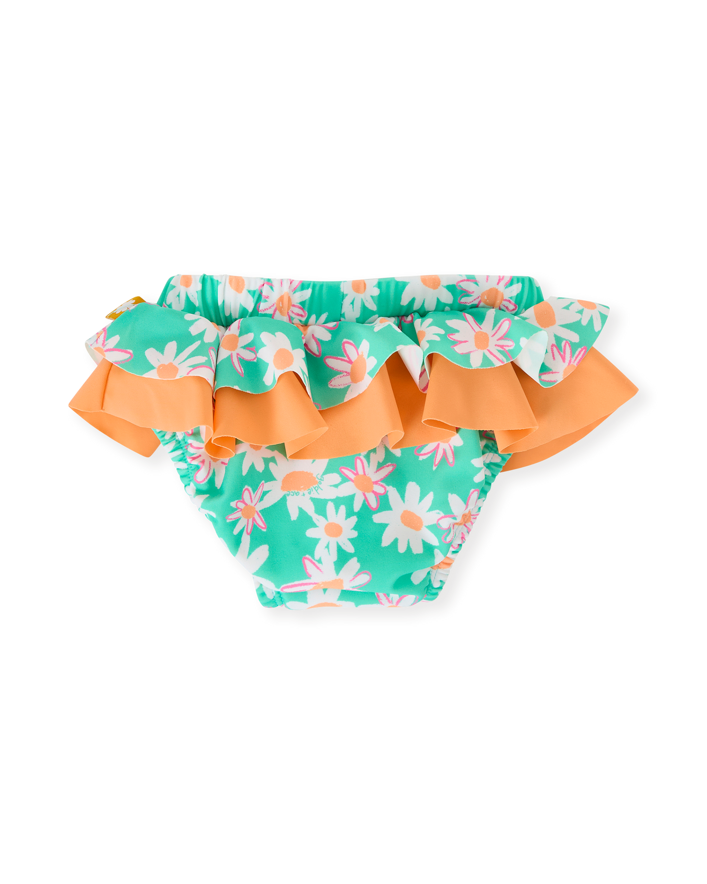 Goldie + Ace Daisy Patch Frill Waist Swim Nappy