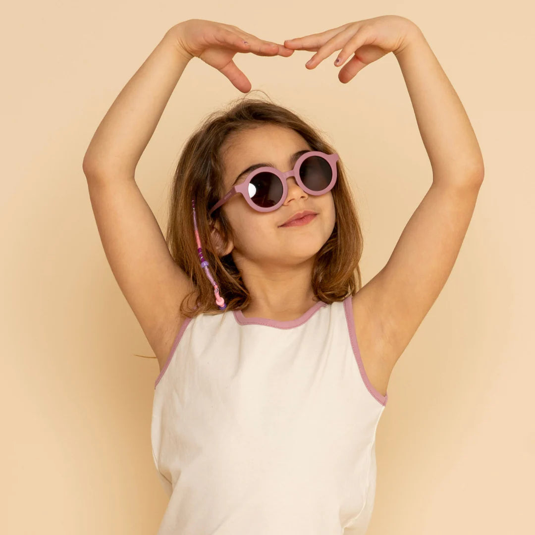 Grech & Co Original Round Sunglasses | Heather Rose | Toddler/Child