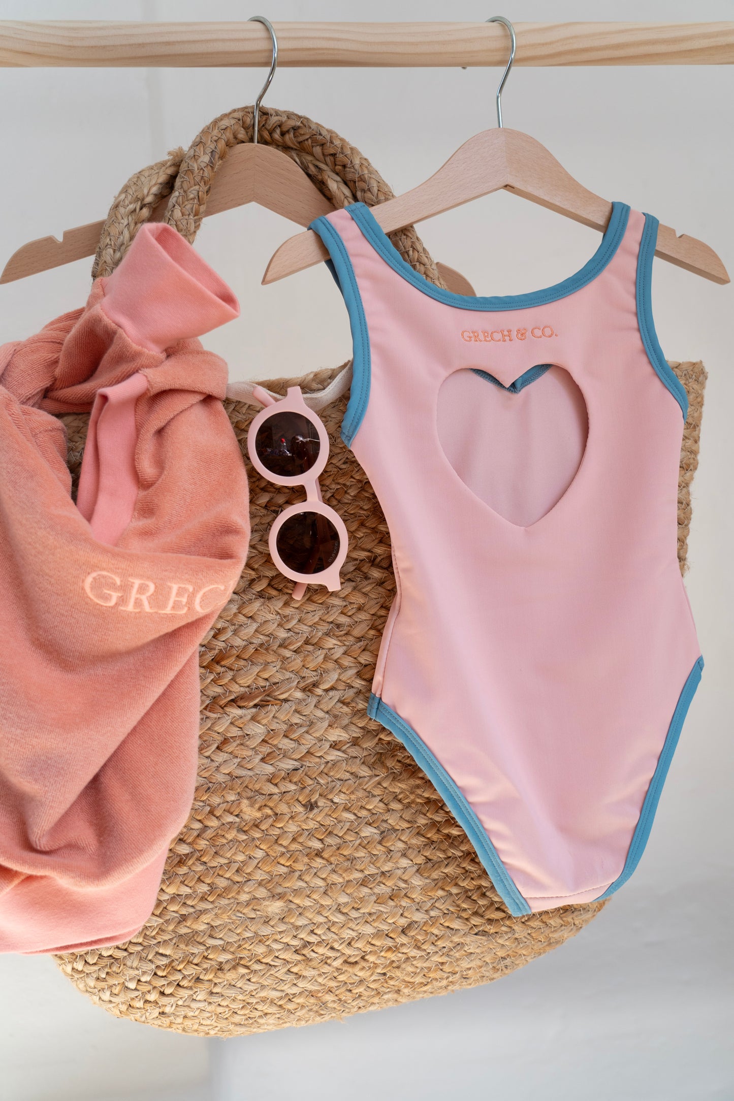 Grech & Co Original Round TAC Polarised Baby | Child Blush Bloom