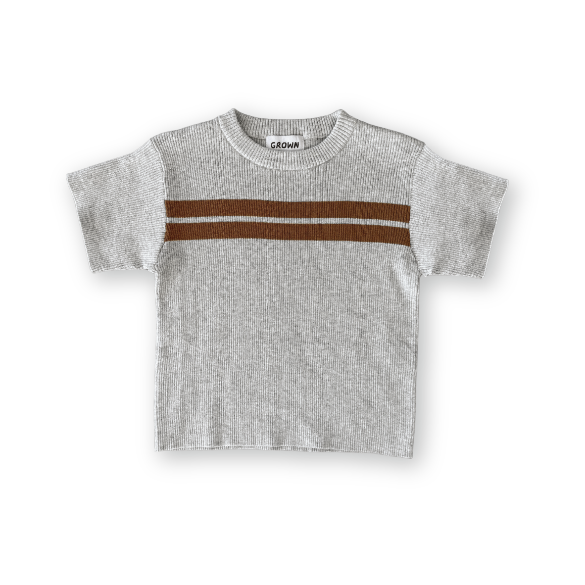 Grown Twin Striped Ribbed Tee
