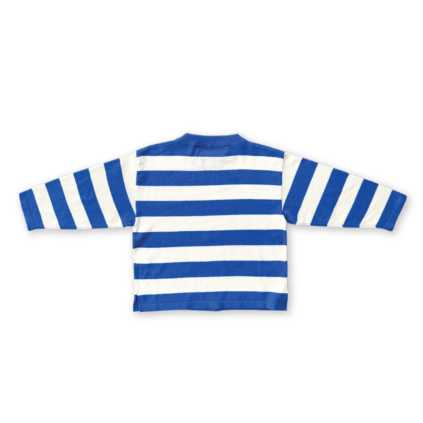 Grown Stripe Long Sleeve Tee Sea